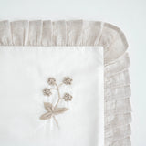 Ayliz Çift Kişilik Nevresim Takımı Organik Pamuk Saten Krem