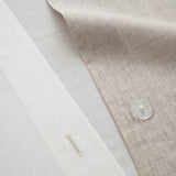 Ayliz Çift Kişilik Nevresim Takımı Organik Pamuk Saten Krem