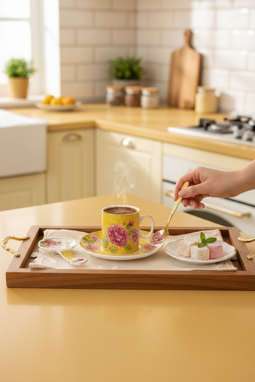 18 Parçalı 100 cc Karen Kahve Seti