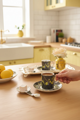 18 Parçalı 100 cc Karen Kahve Seti