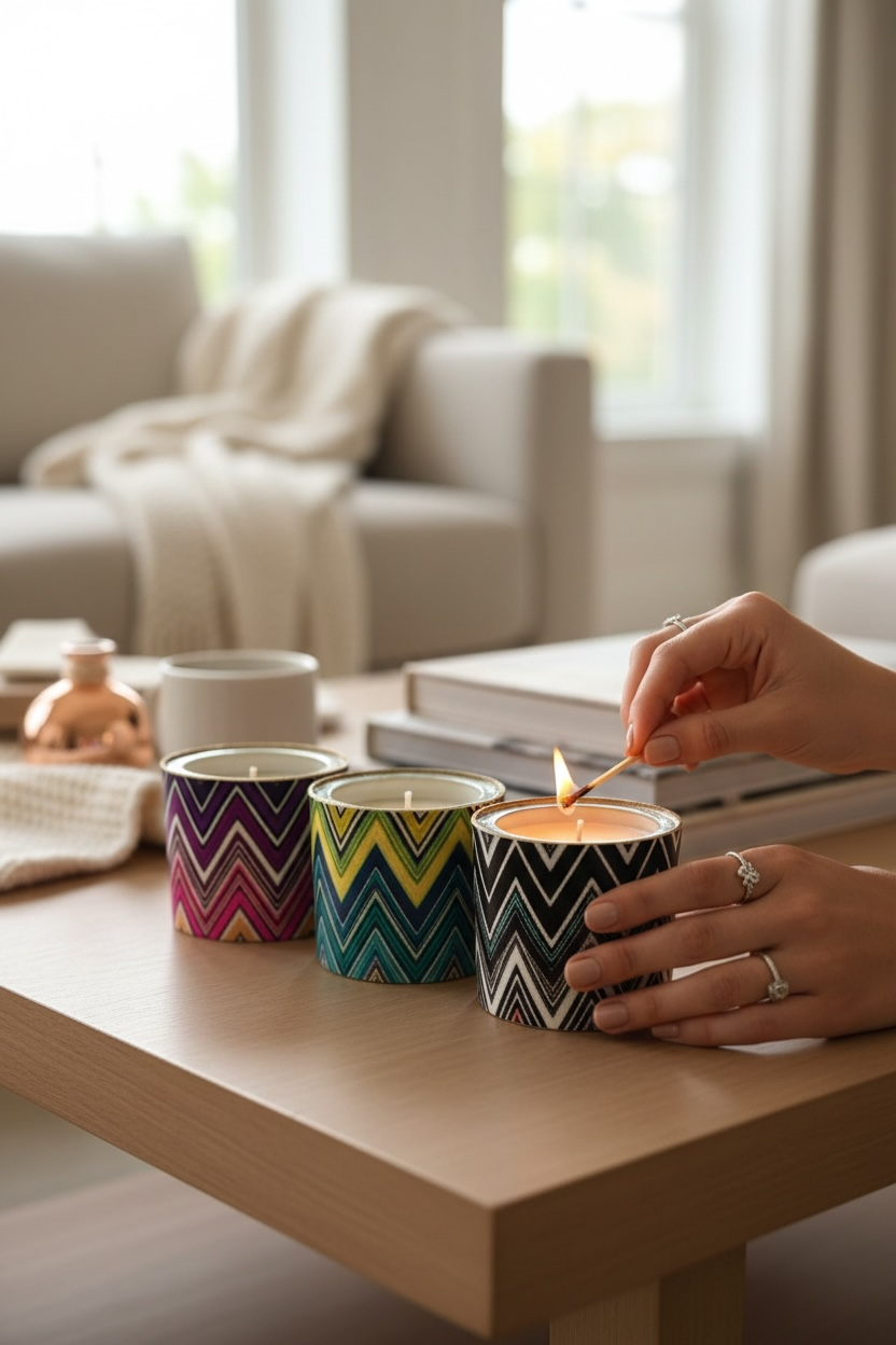 Sora Kumaş Mum Koleksiyonu