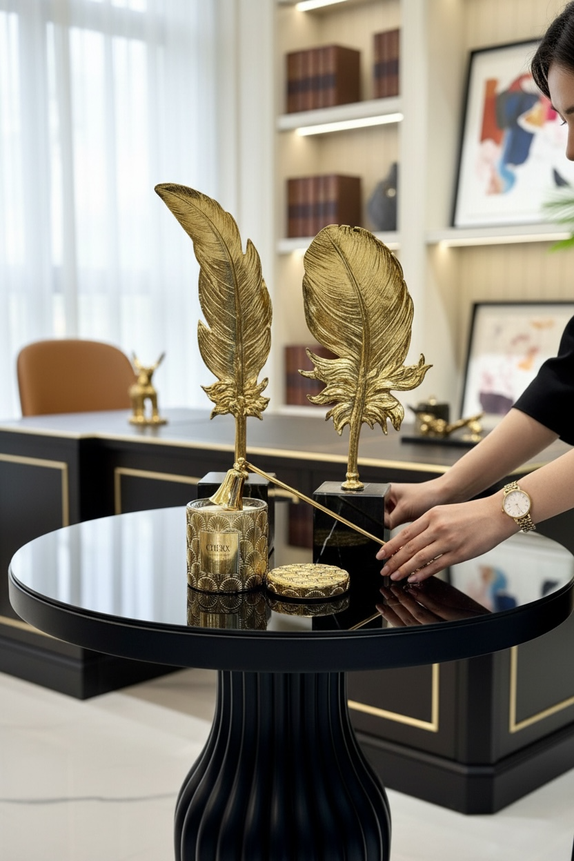 2'li Doğal Tüy Dekor