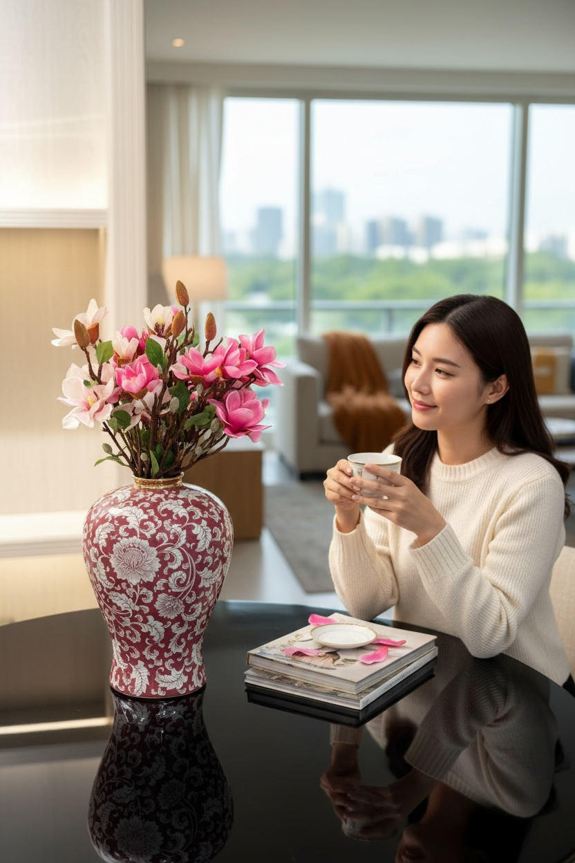 Yapay Manolya Çiçek