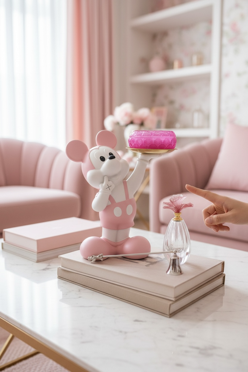 Pembe Mickey Mouse