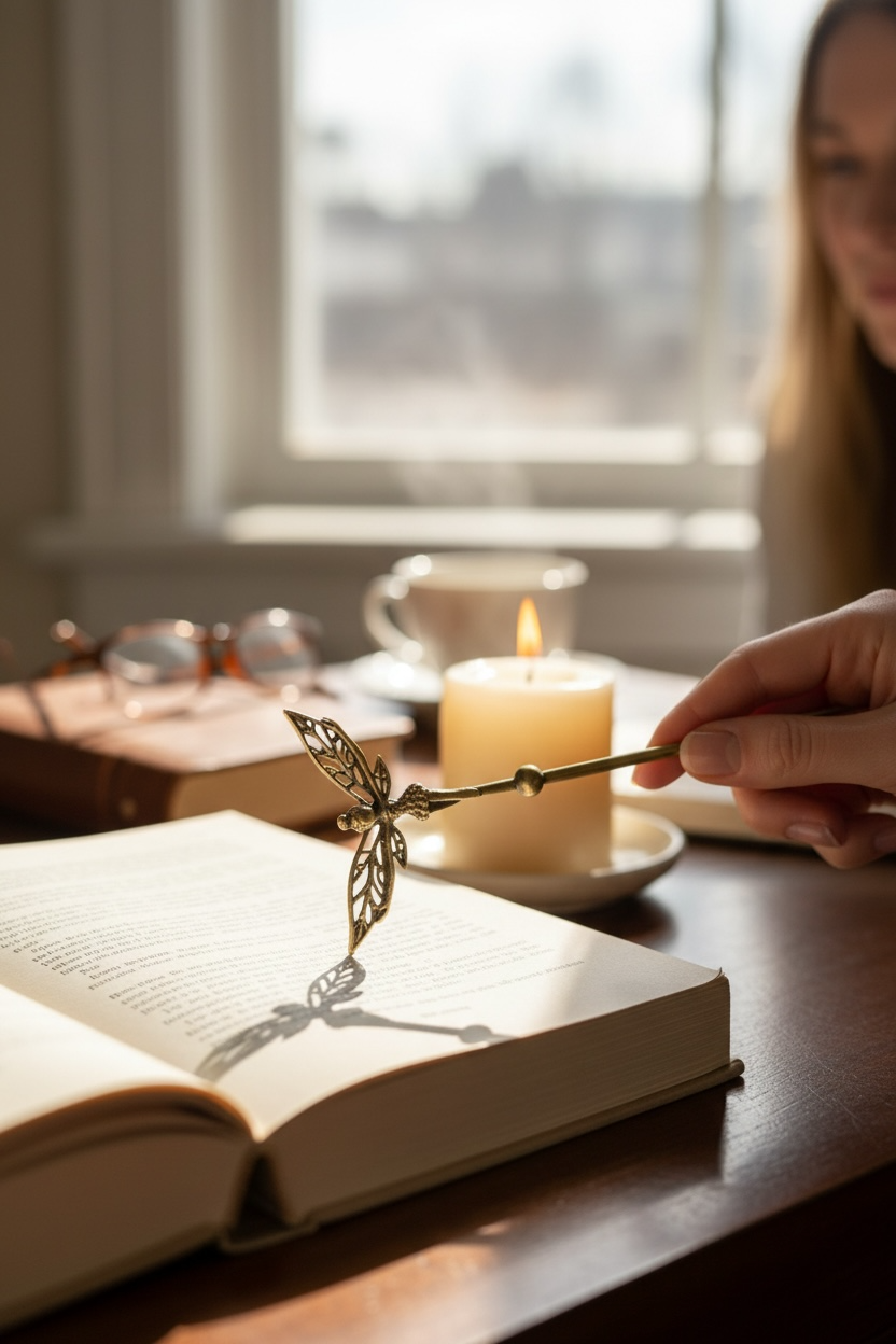 Eskitme Peri Kız Mum Söndürücü