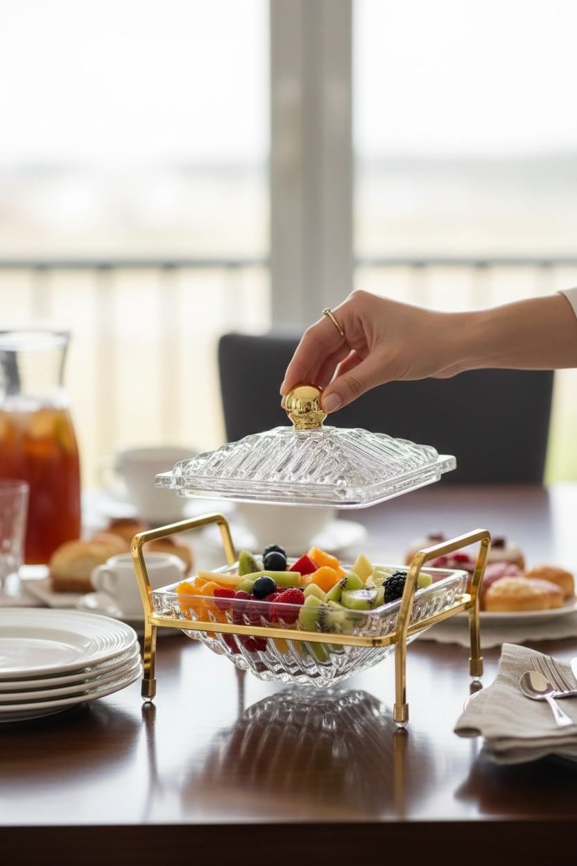 Mikasa Gold Kapaklı Servis - Tekli