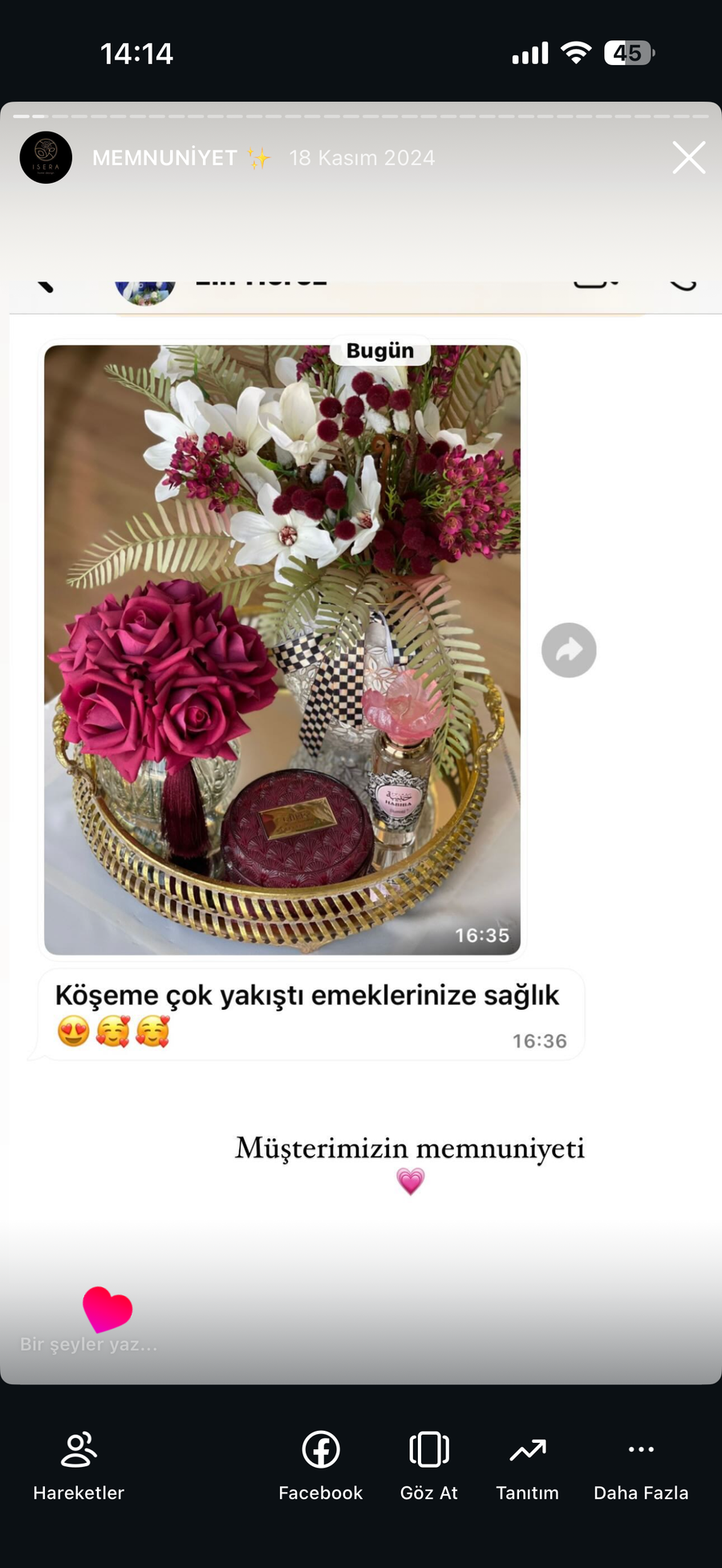 Müşteri Paylaşımı