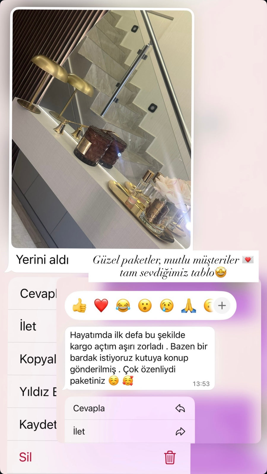 Müşteri Paylaşımı