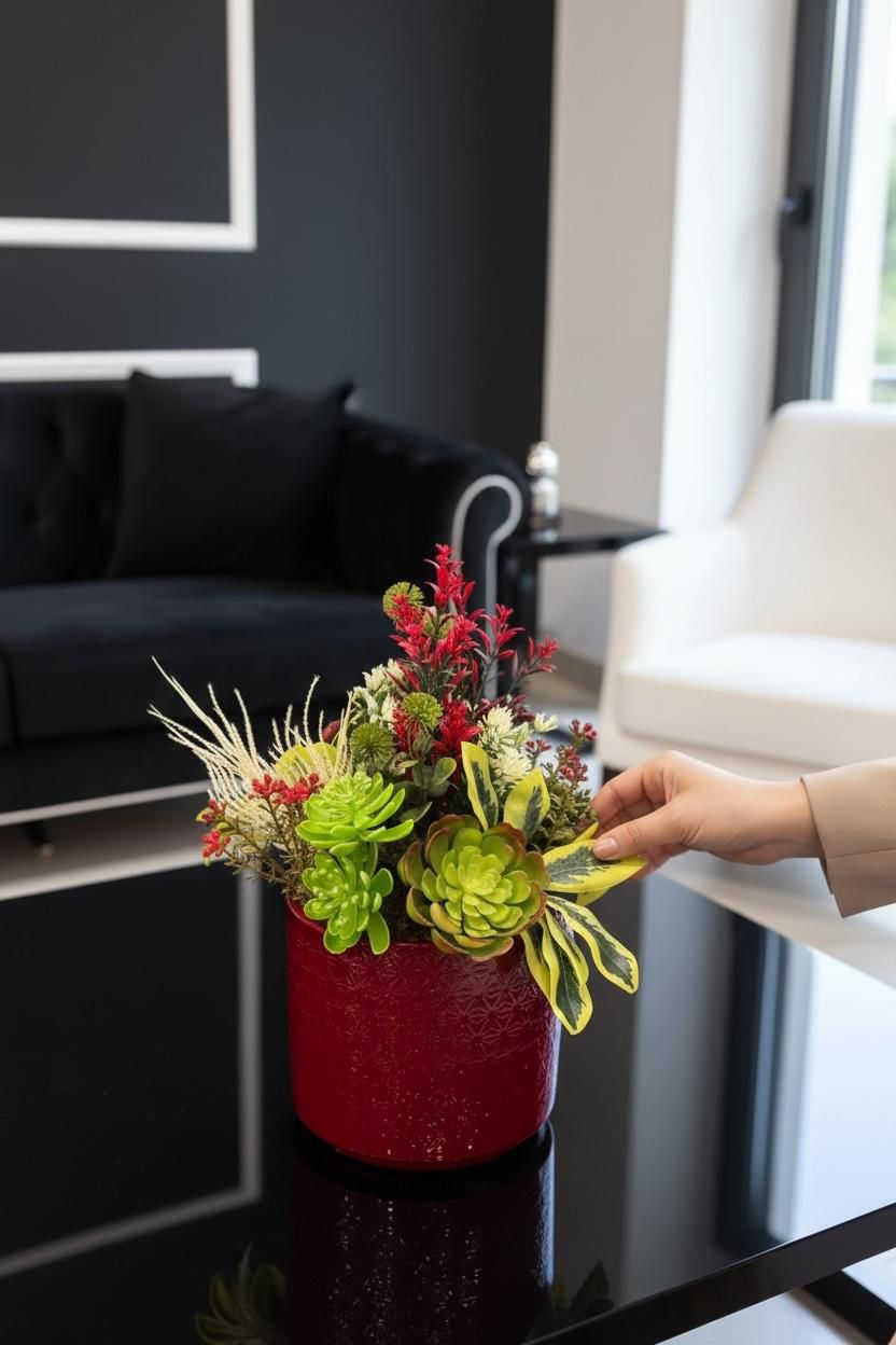 Kırmızı Saksılı Sukelent