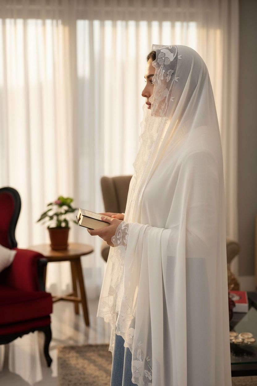 Antep İşi Namaz Başörtüsü