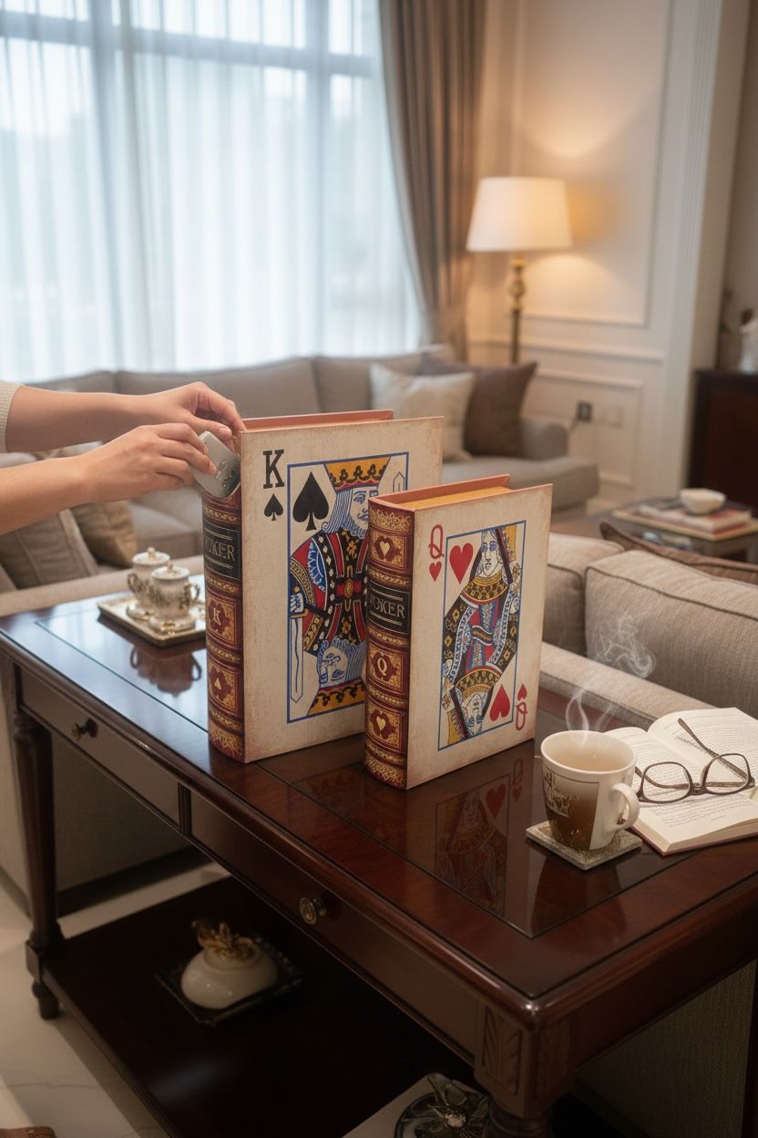 2’li Poker Kitap Kutu