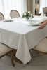 Gri Beyaz Zincir Detaylı Masa Örtüsü