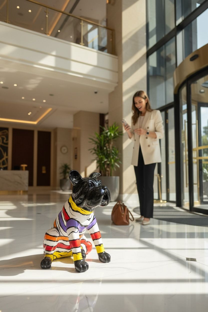 Modern Art French Bulldog
