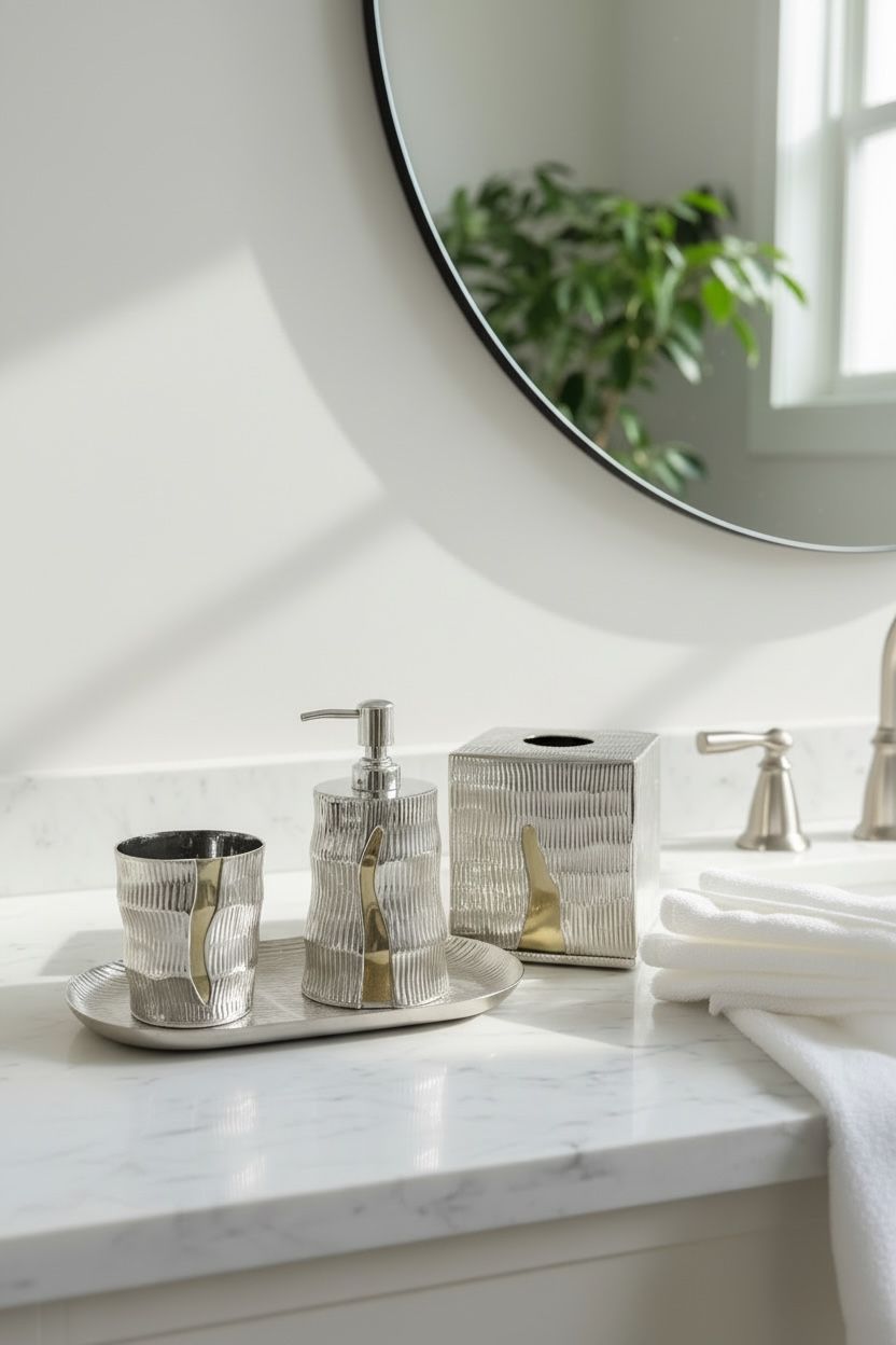 Silver Banyo Seti