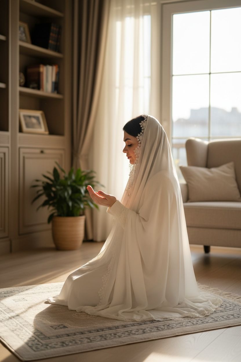 Arnavut İşi Namaz Başörtüsü