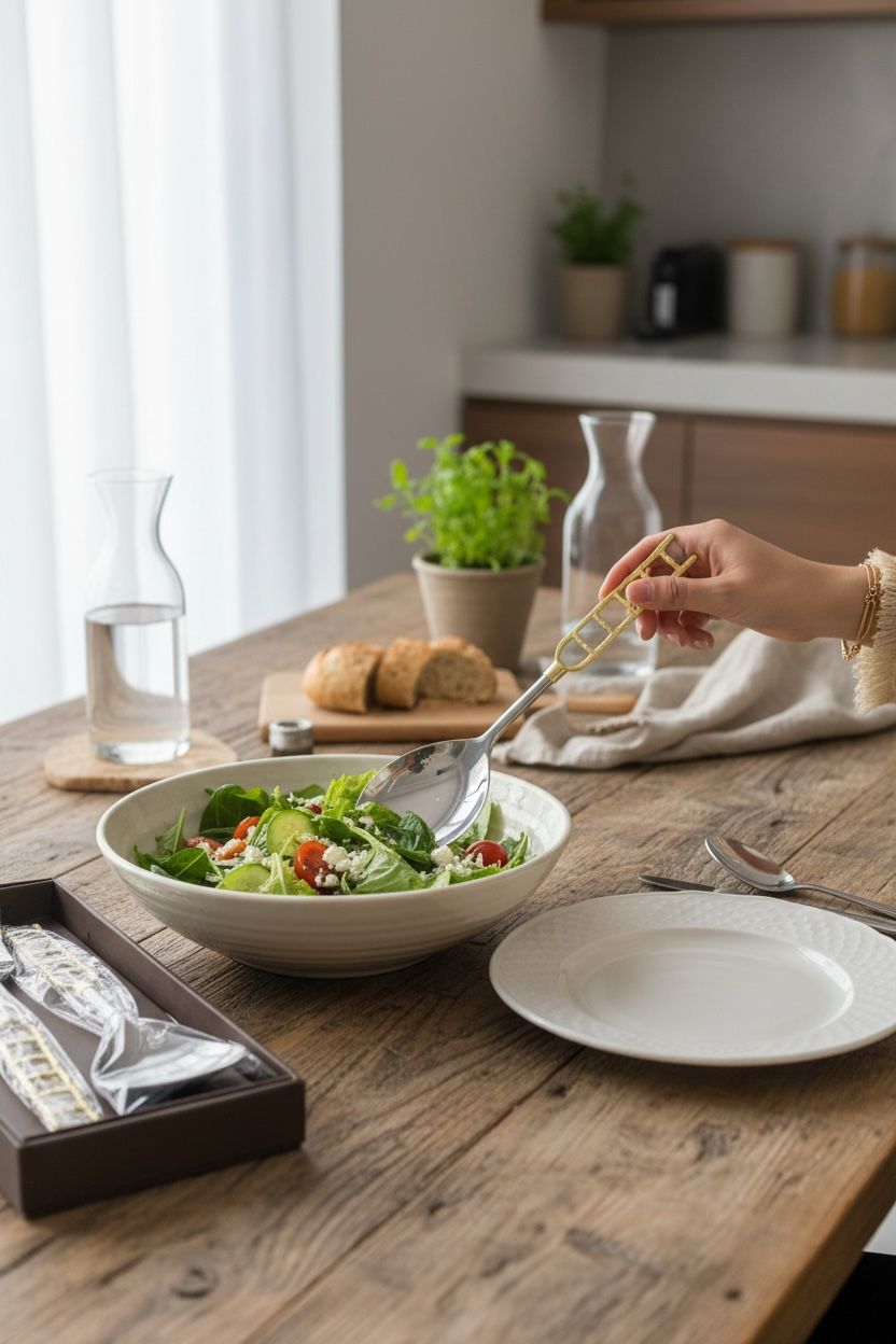 Mikasa Moor Lena Gold 2li Salata Servis Seti