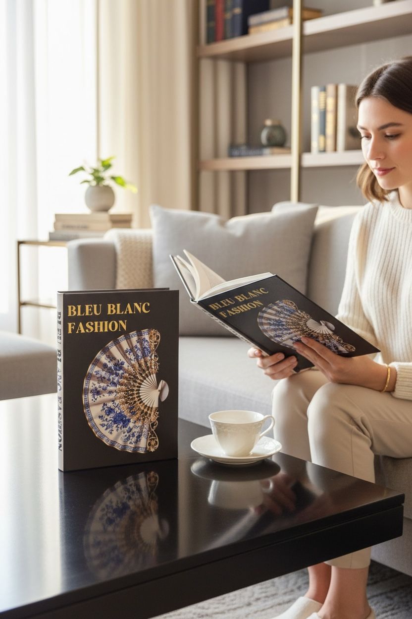 Mikasa Moor Blue Blanc Fashion Kitap Kutu