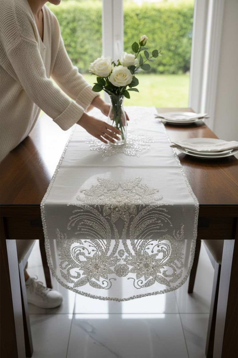 Boncuk İşli Salon Takımı