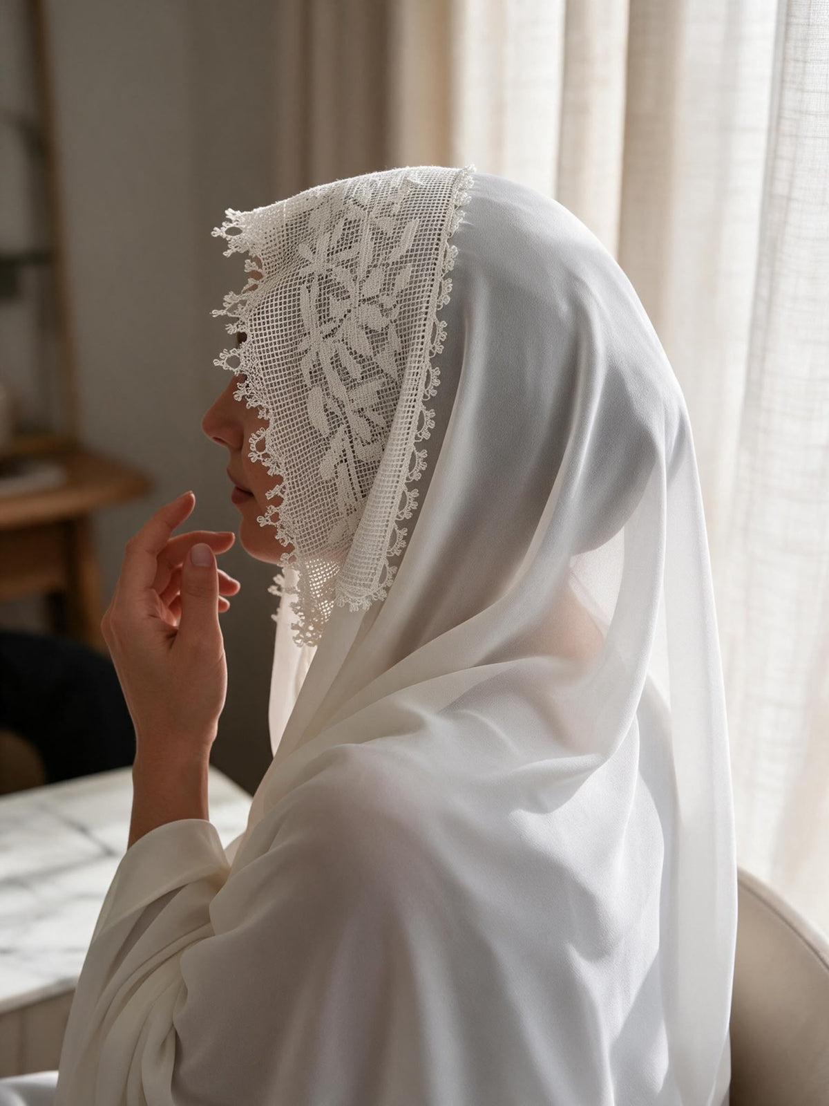 İğne Oyalı Başörtü