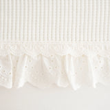 Alessa Çift Kişilik Pike Takımı Organik Pamuk Krem