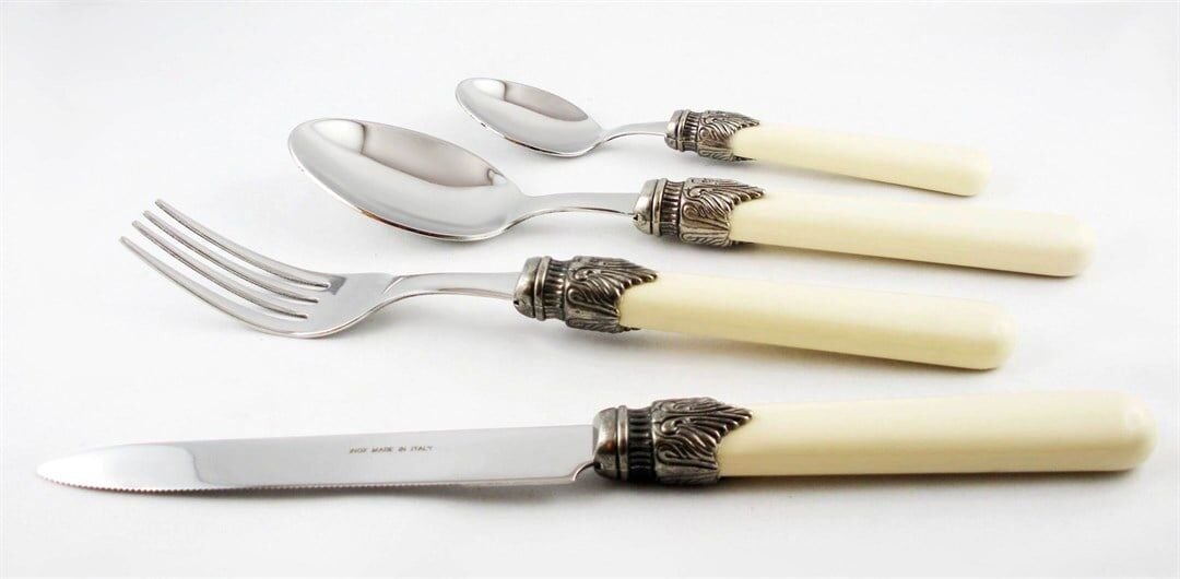 Classic kemik 24 parça çatal bıçak seti