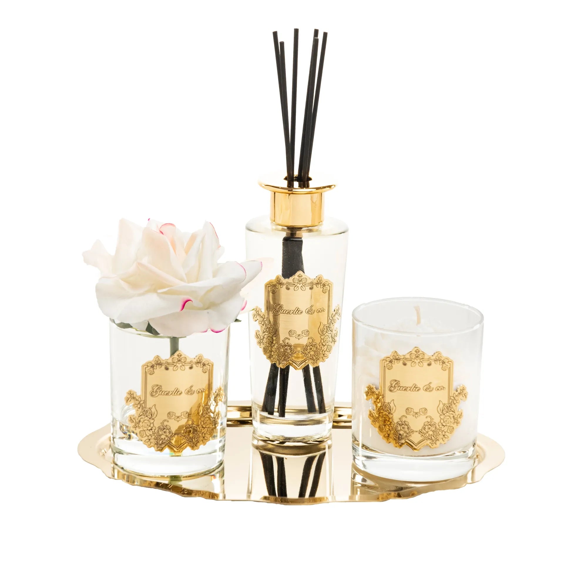 Luxury Gold Set Krem Gül