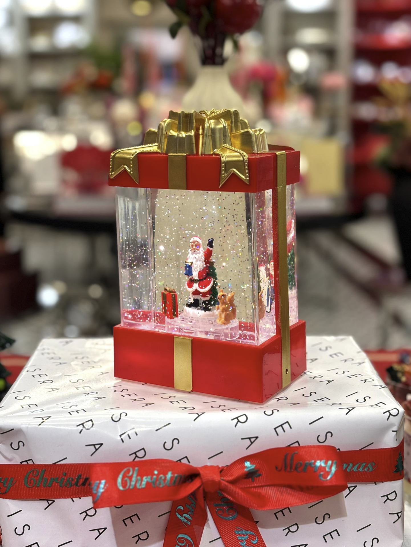 Noel Baba Işıkli- Muzikli Hediye Kutusu