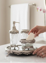 Antika Gümüş Banyo Takımı