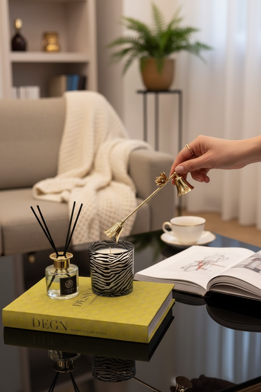 Nilüfer Çicek Mum Söndurücü