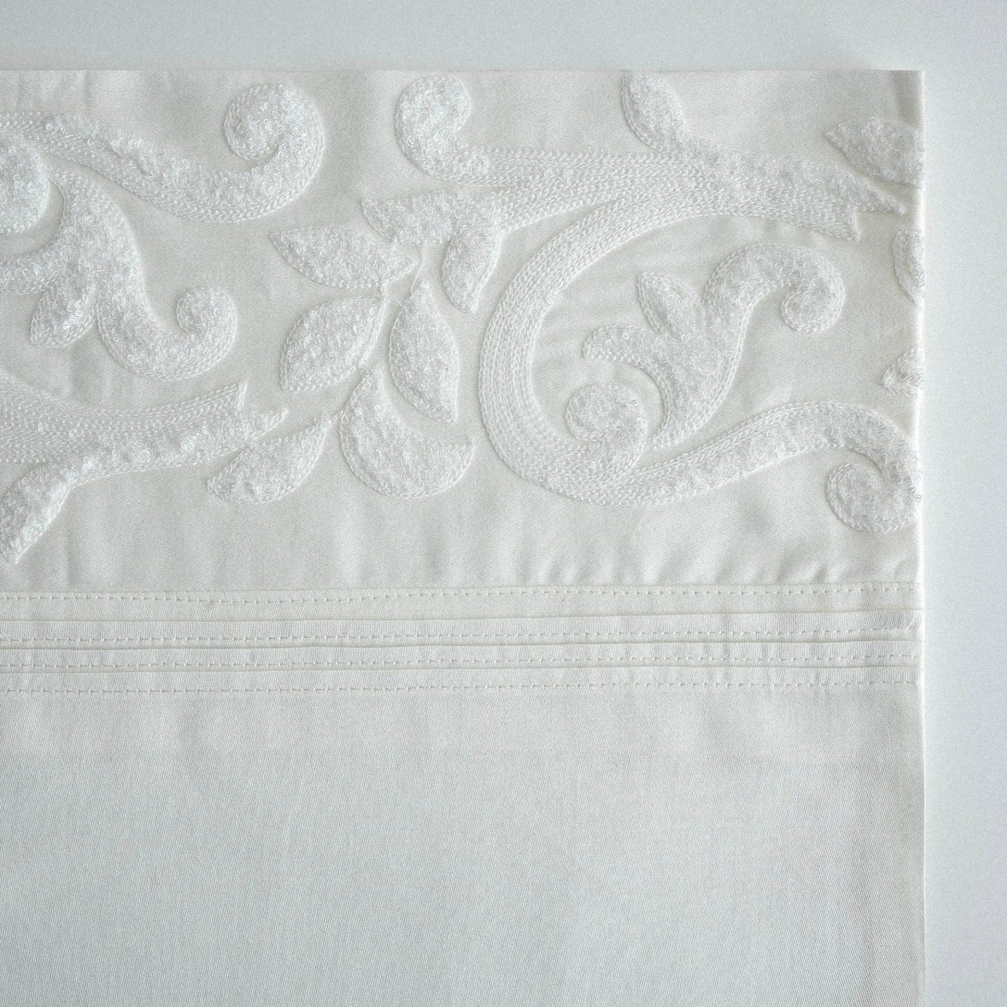 Yade Çift Kişilik Nevresim Takımı Organik Pamuk Saten Krem