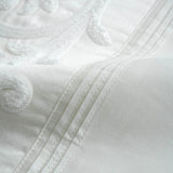 Yade Çift Kişilik Nevresim Takımı Organik Pamuk Saten Krem